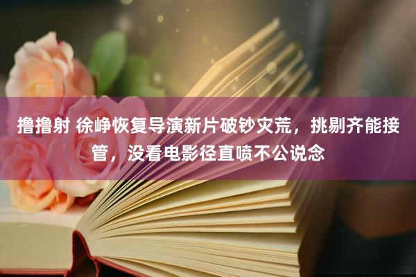 撸撸射 徐峥恢复导演新片破钞灾荒，挑剔齐能接管，没看电影径直喷不公说念