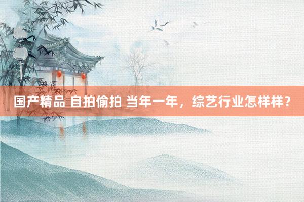 国产精品 自拍偷拍 当年一年，综艺行业怎样样？