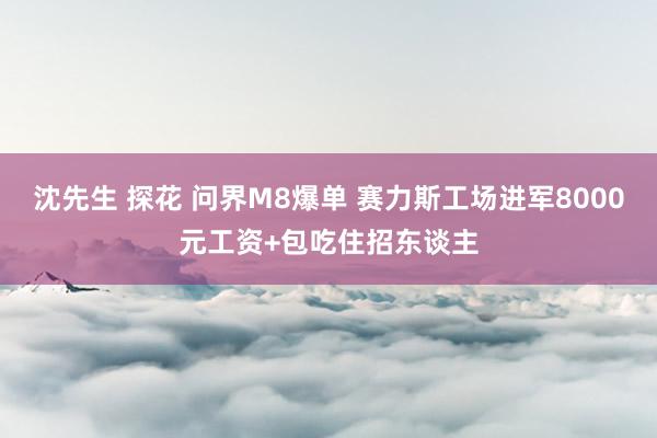 沈先生 探花 问界M8爆单 赛力斯工场进军8000元工资+包吃住招东谈主