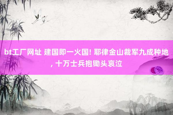 bt工厂网址 建国即一火国! 耶律金山裁军九成种地, 十万士兵抱锄头哀泣