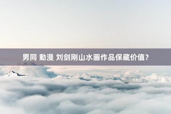 男同 動漫 刘剑刚山水画作品保藏价值？
